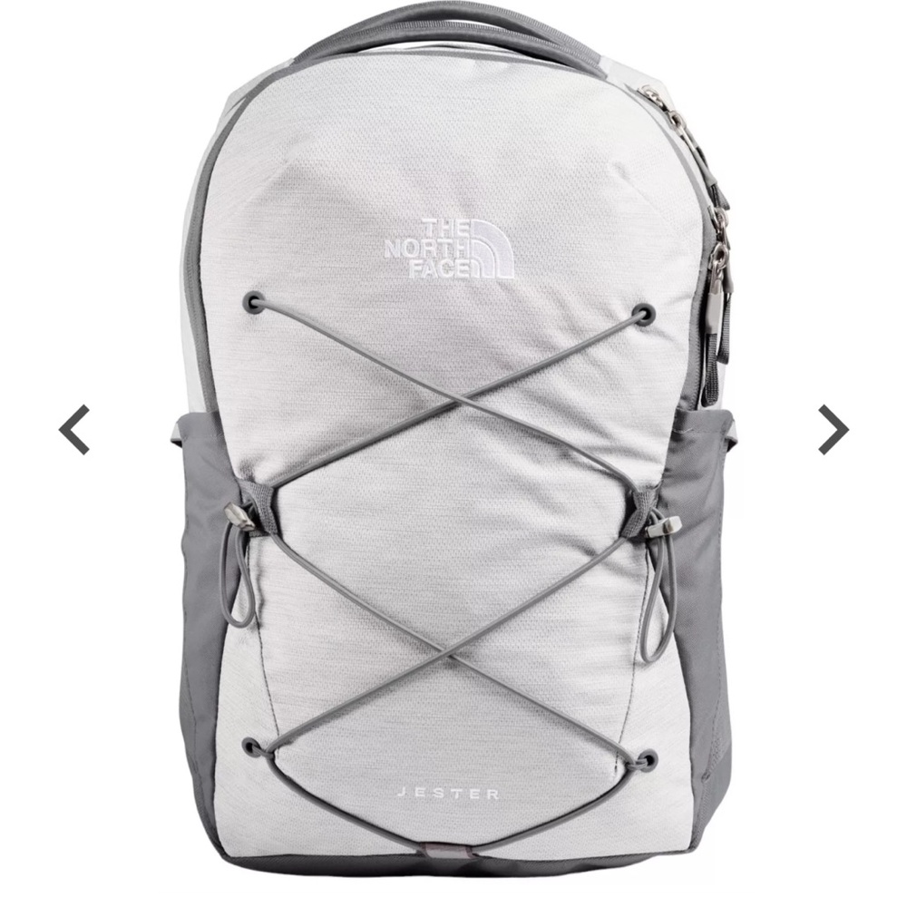 The North Face Jester Backpack - Light Gray and Dark Gray